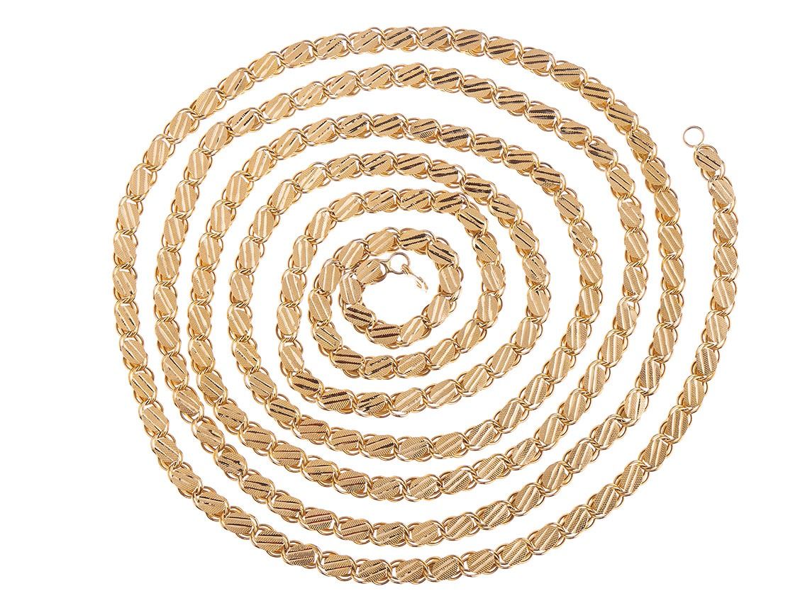 Halskette 18kt Gelbgold 83,57g 2,10m