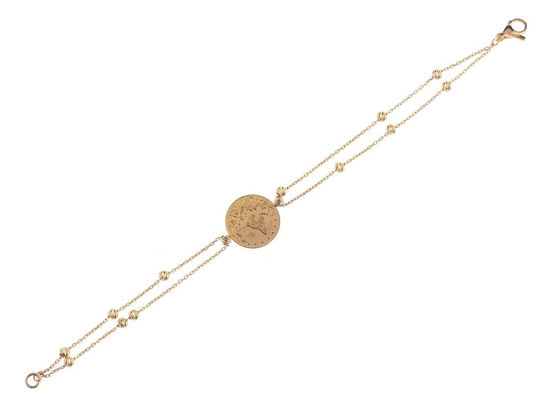 Armband 916er Gelbgold 4,2g 