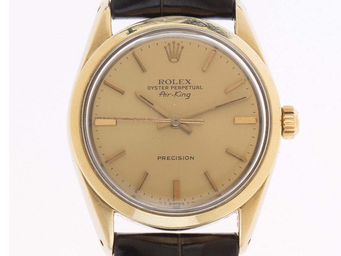 Rolex Oyster Perpetual Air King Precision Ref.5520 Bj.1960 original Box Original Vintage Unpoliert