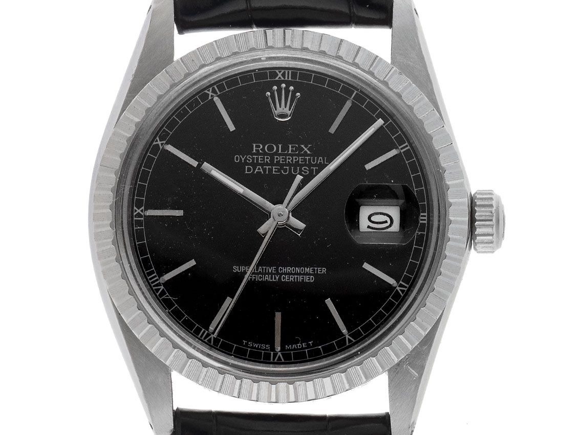 Rolex Datejust Ref.16014 Bj.1984 Box&Beschreibung Original Vintage Unpoliert