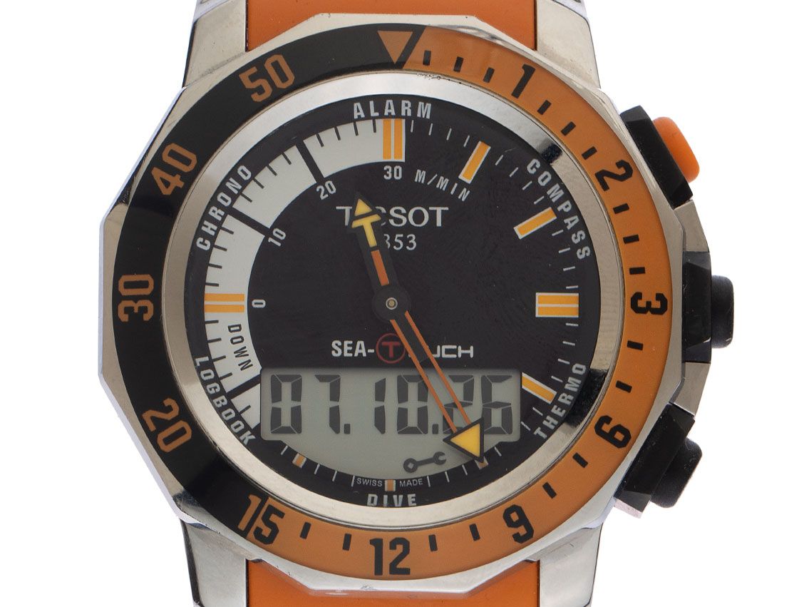 Tissot Sea-Touch Nascar Special Edition Ref.T026.420.17.281.02 Bj.2013 Full Set Original Vintage Unpoliert