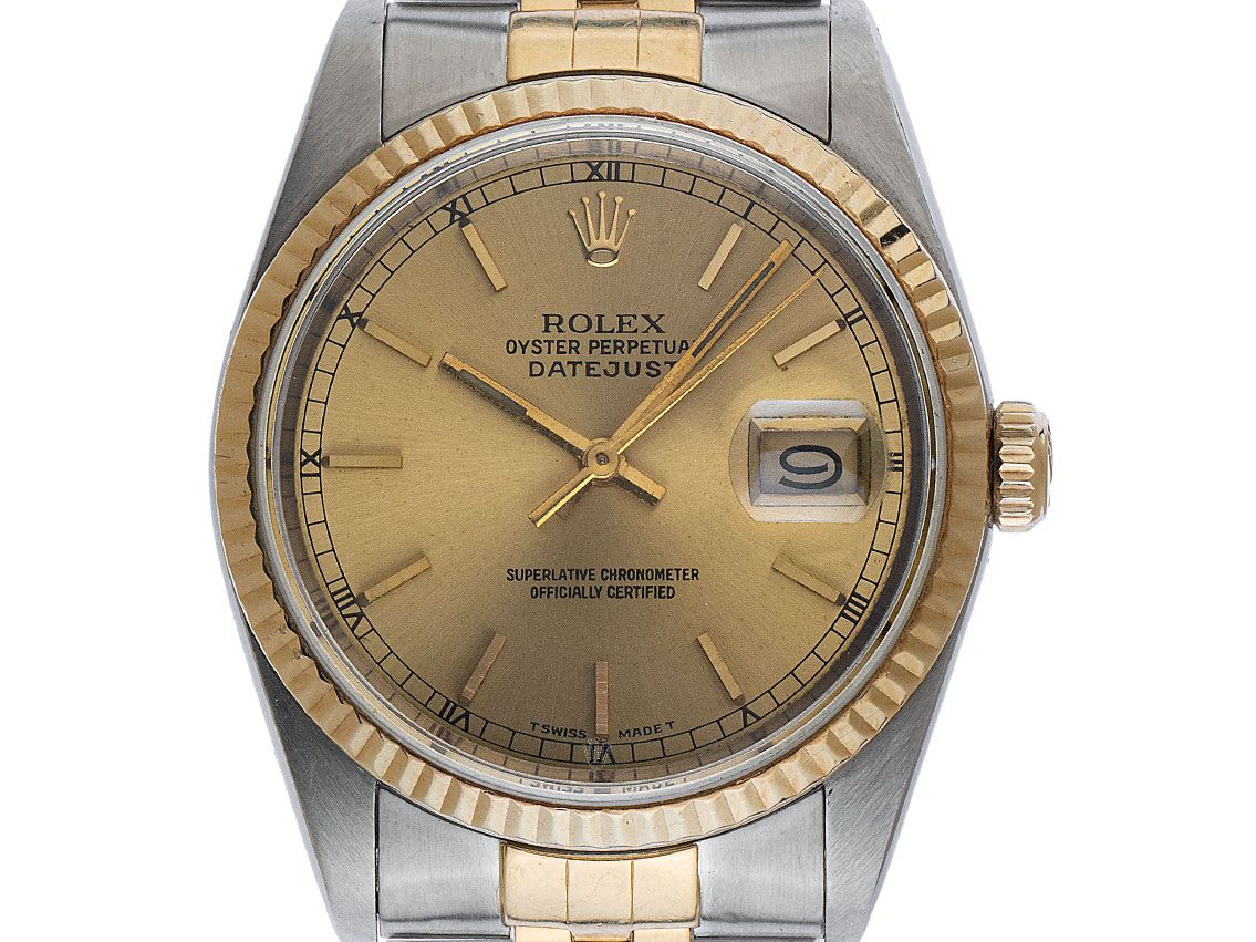 Rolex Datejust Ref.16233 Bj.1988 Box&Beschreibung Original Vintage Unpoliert
