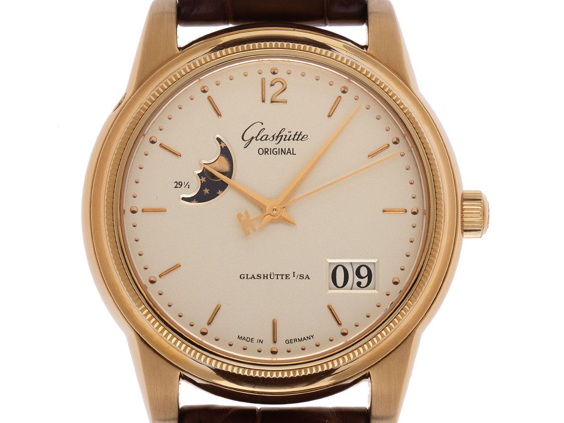Glashütte Original Senator Ref.1-39-41-01-01-04 Bj.1998 Full Set Original Vintage Unpoliert