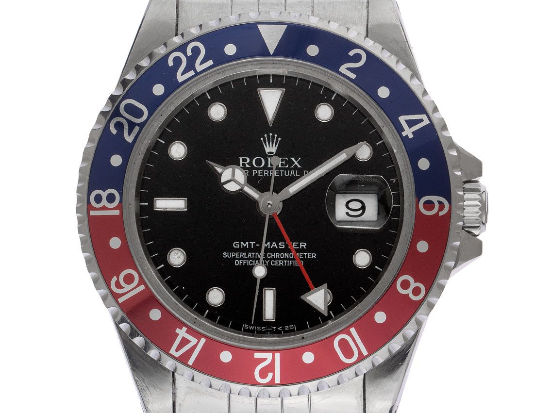 Rolex GMT-Master Pepsi Ref.16700 Bj.1991 Box&Beschreibung Original Vintage Unpoliert