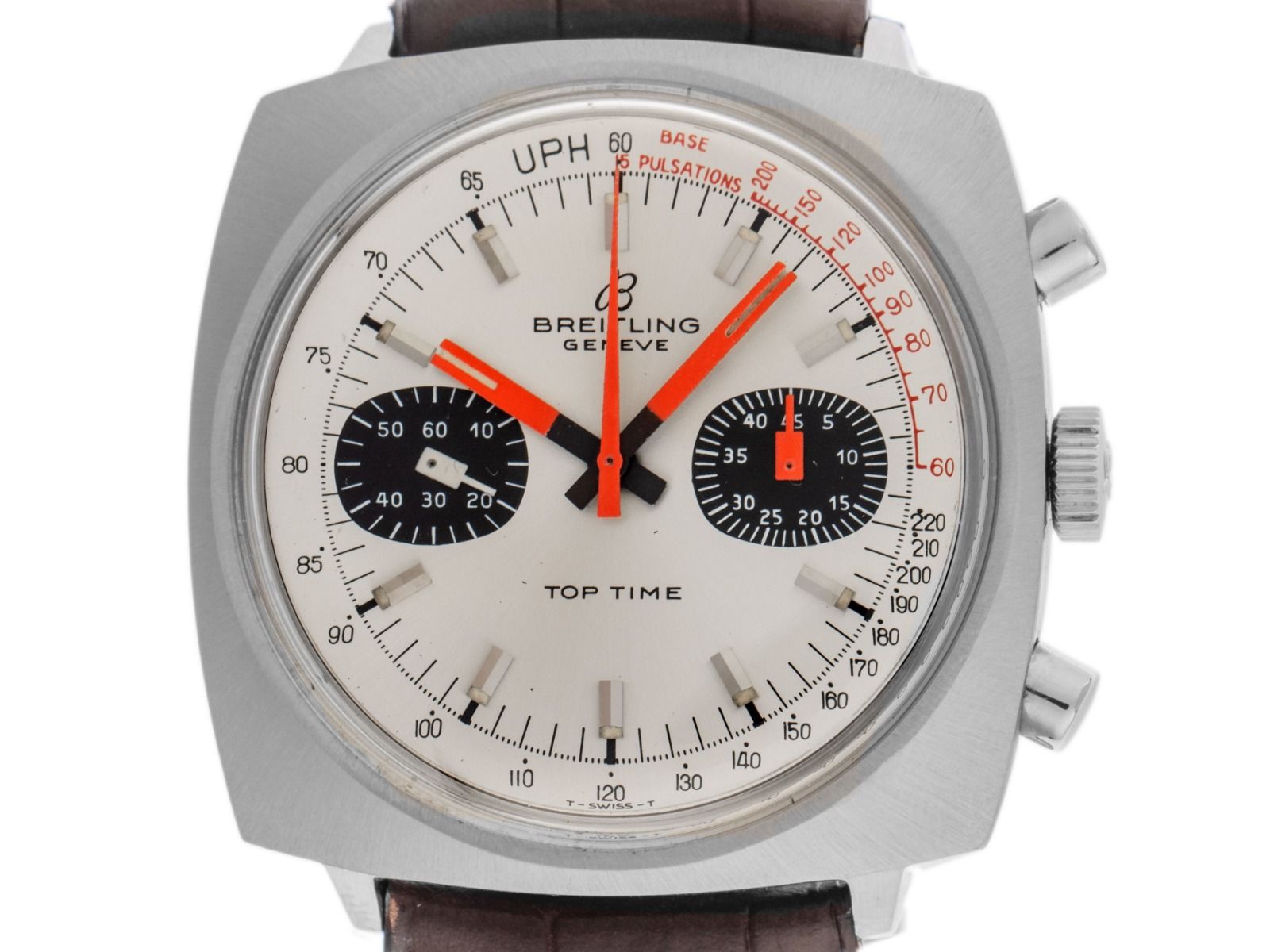 Breitling Top Time Racing Ref.2211 Bj.1971 original Box original Vintage Unpoliert