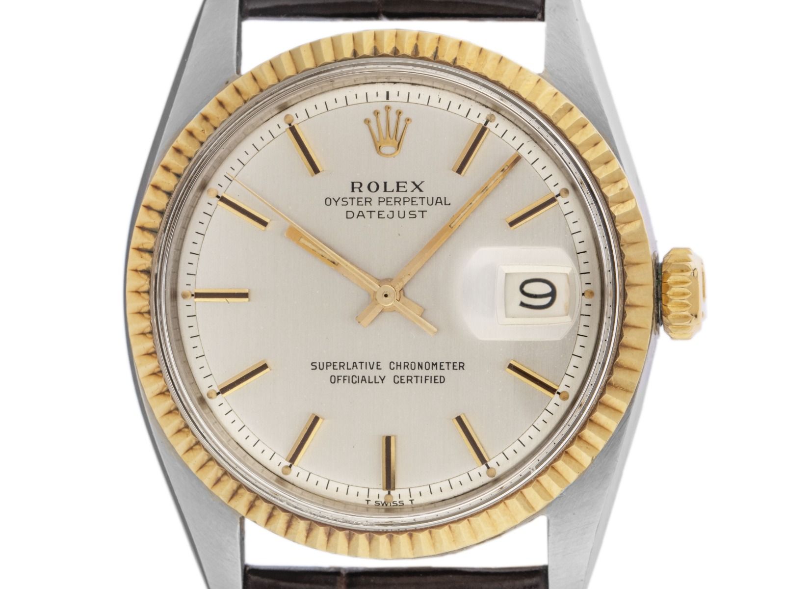 Rolex Datejust Ref.1601 Bj.1966 Full Set original Vintage Unpoliert