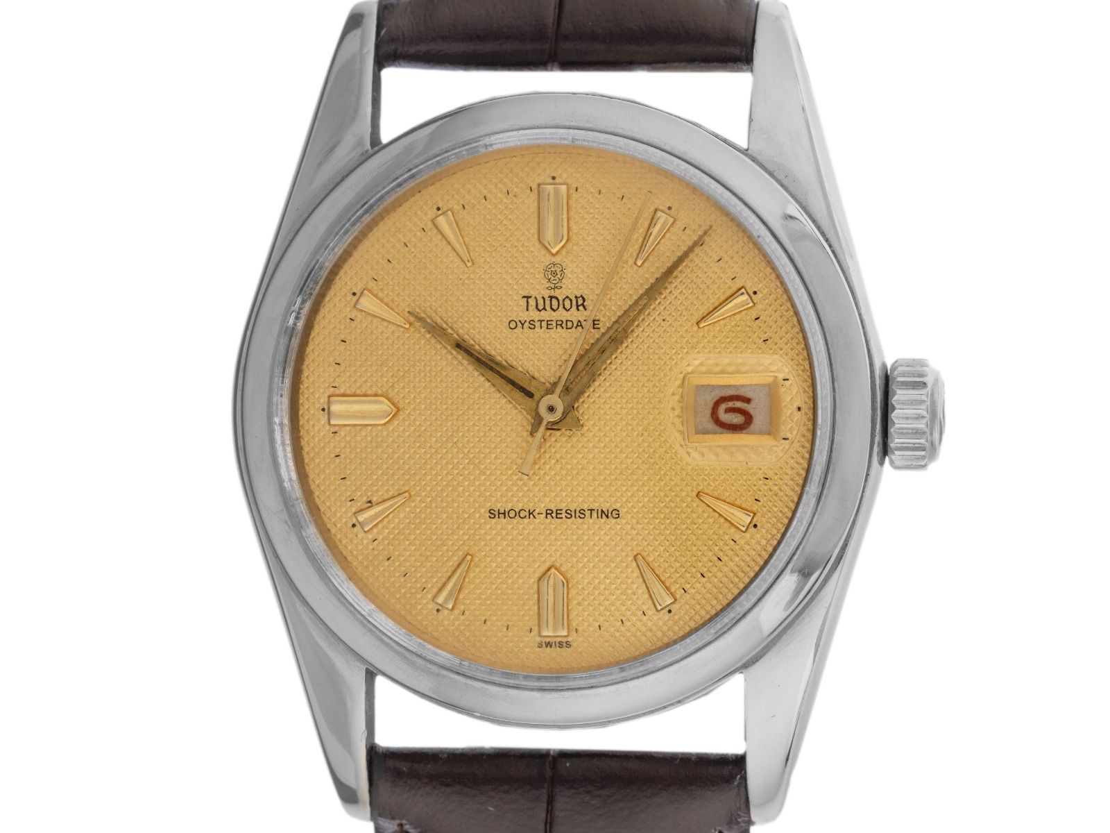 Tudor Prince Oysterdate Ref.7929 Bj.1956 Box&Beschreibung original Vintage Unpoliert