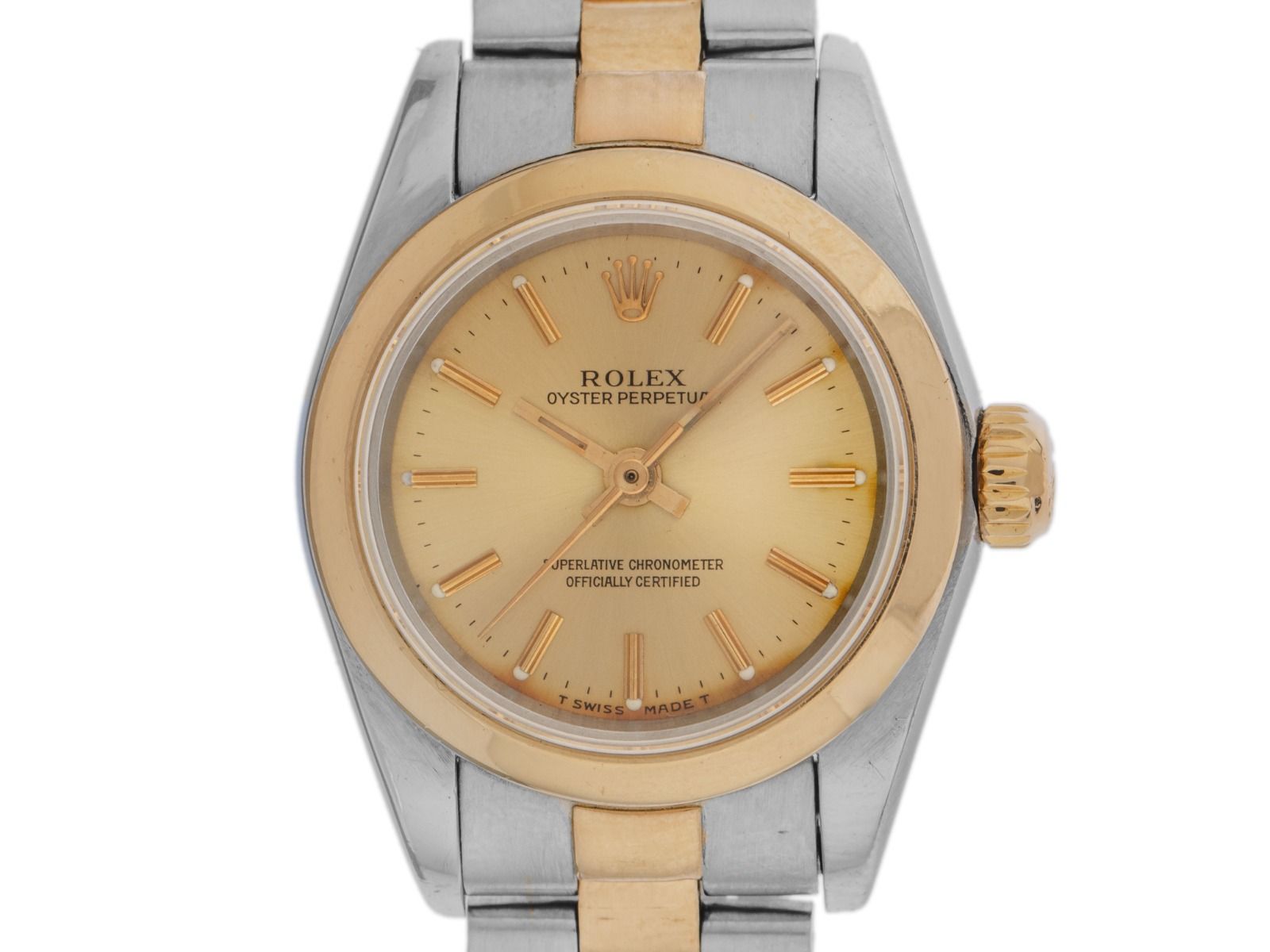 Rolex Oyster Perpetual Lady Ref.67183 Vintage Bj.1993 Box&Beschreibung original Vintage Unpoliert