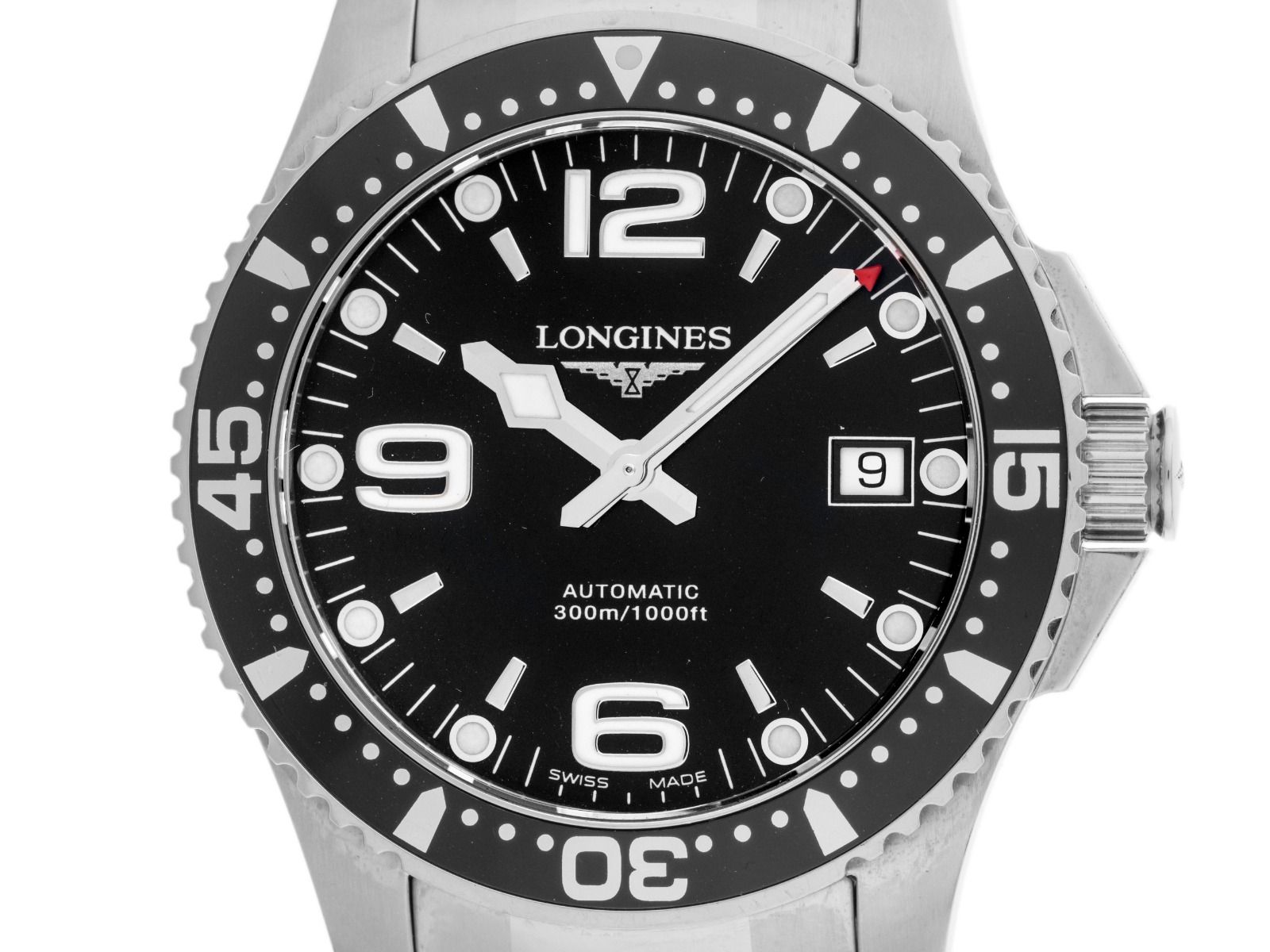 Longines Hydro Conquest Ref.L3.641.4 Bj.2022 Full Set sehr original Vintage Unpoliert