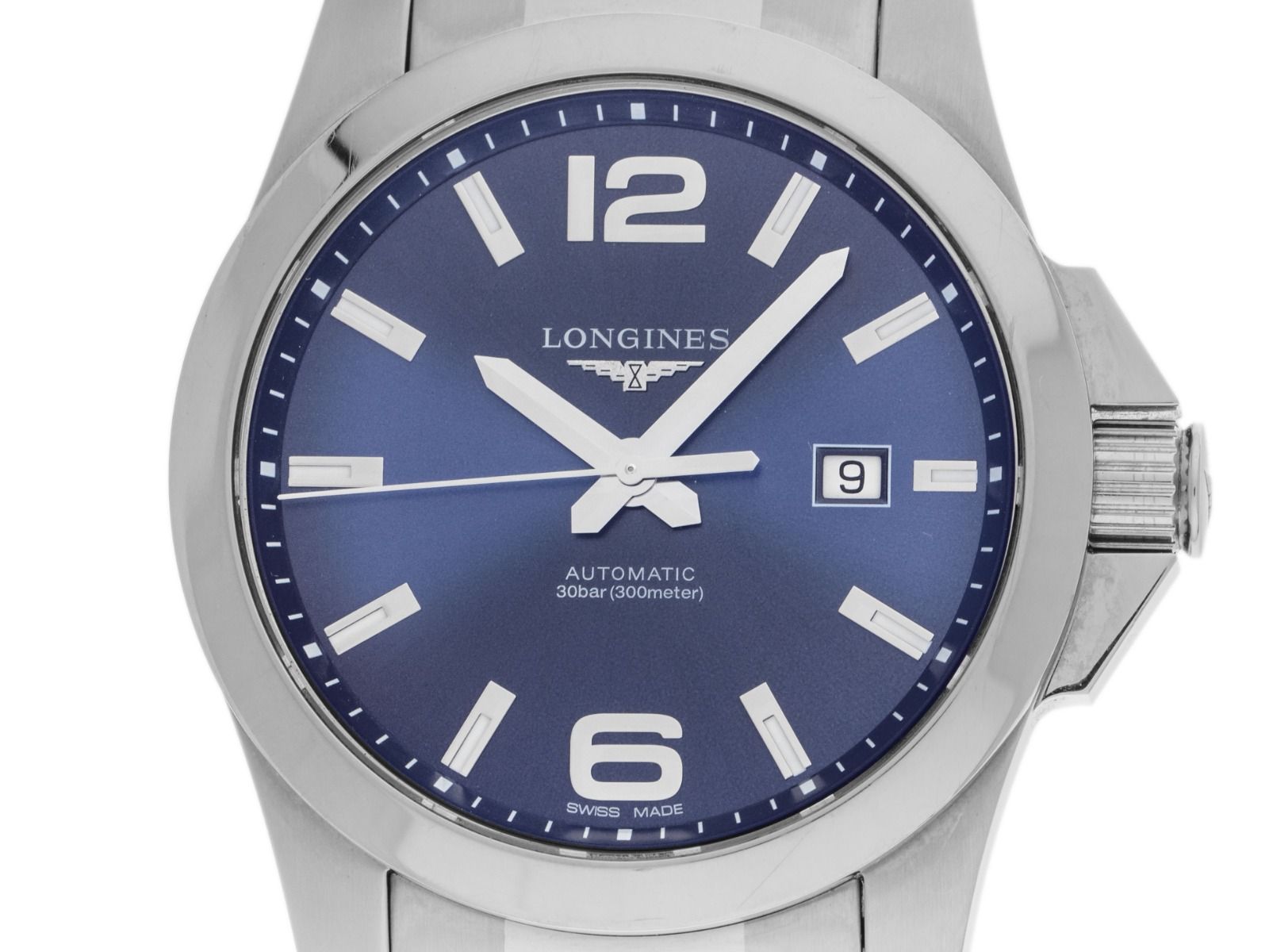 Longines Conquest Ref.L3.778.4.96.6 Bj.2019 Full Set original Vintage Unpoliert