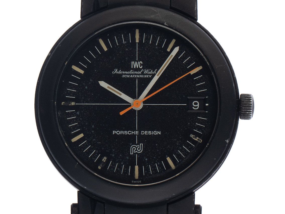 IWC Porsche Design Kompassuhr Ref.IW3510 Bj.1985 original Box gut Vintage