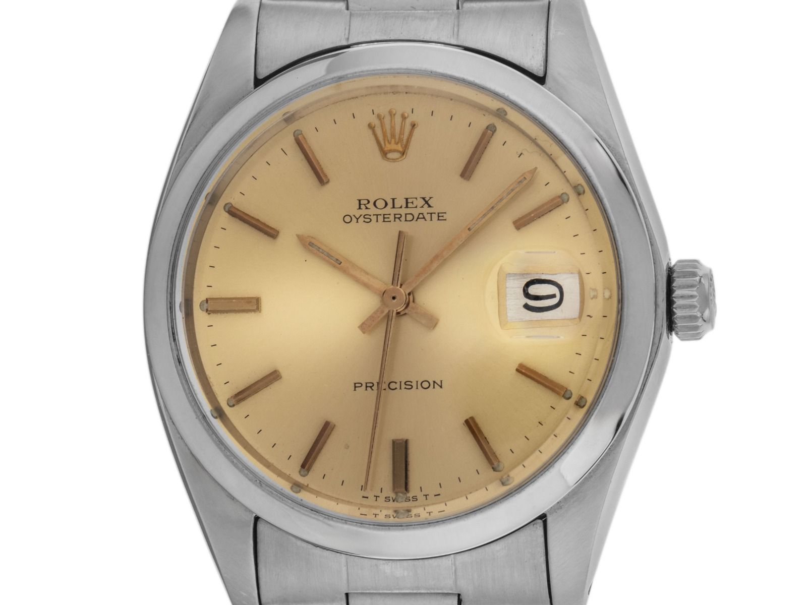 Rolex Oysterdate Precision Ref.6694 Bj.1970 original Box original Vintage Unpoliert