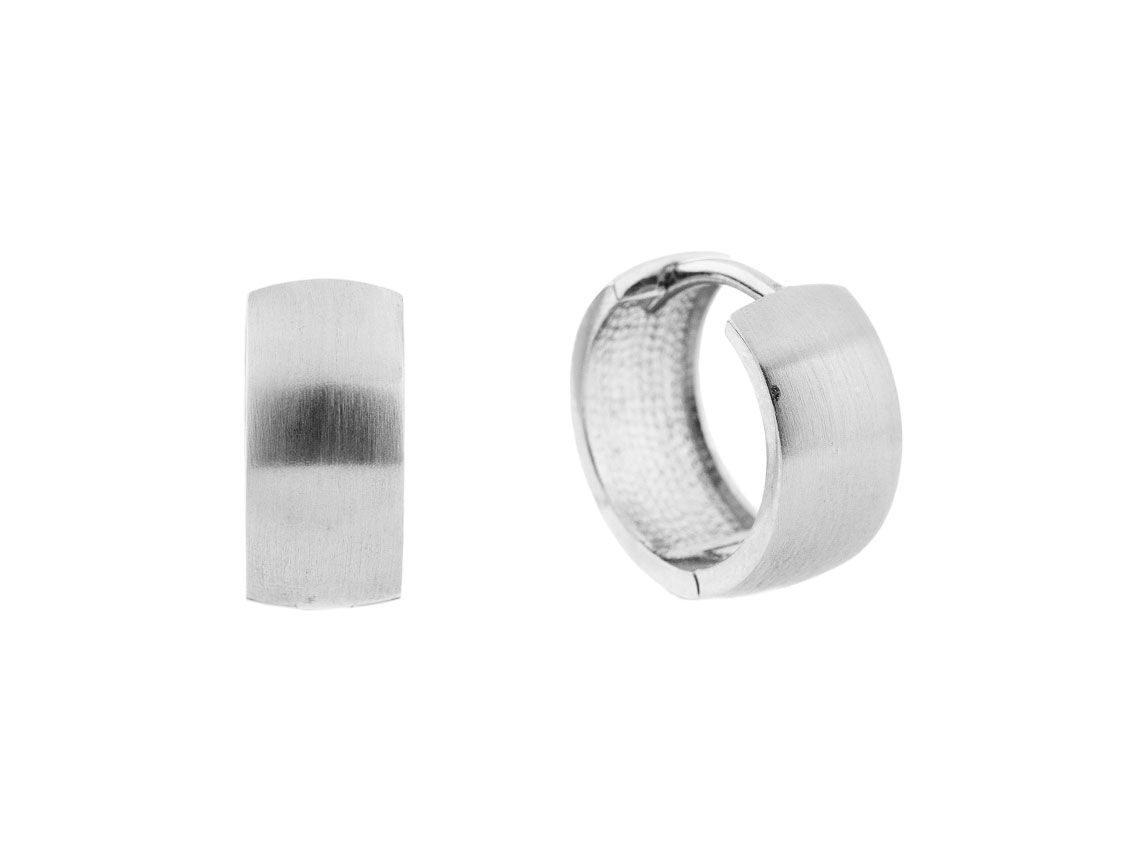 Palido Ohrschmuck Creolen 14kt Weißgold 4,4g