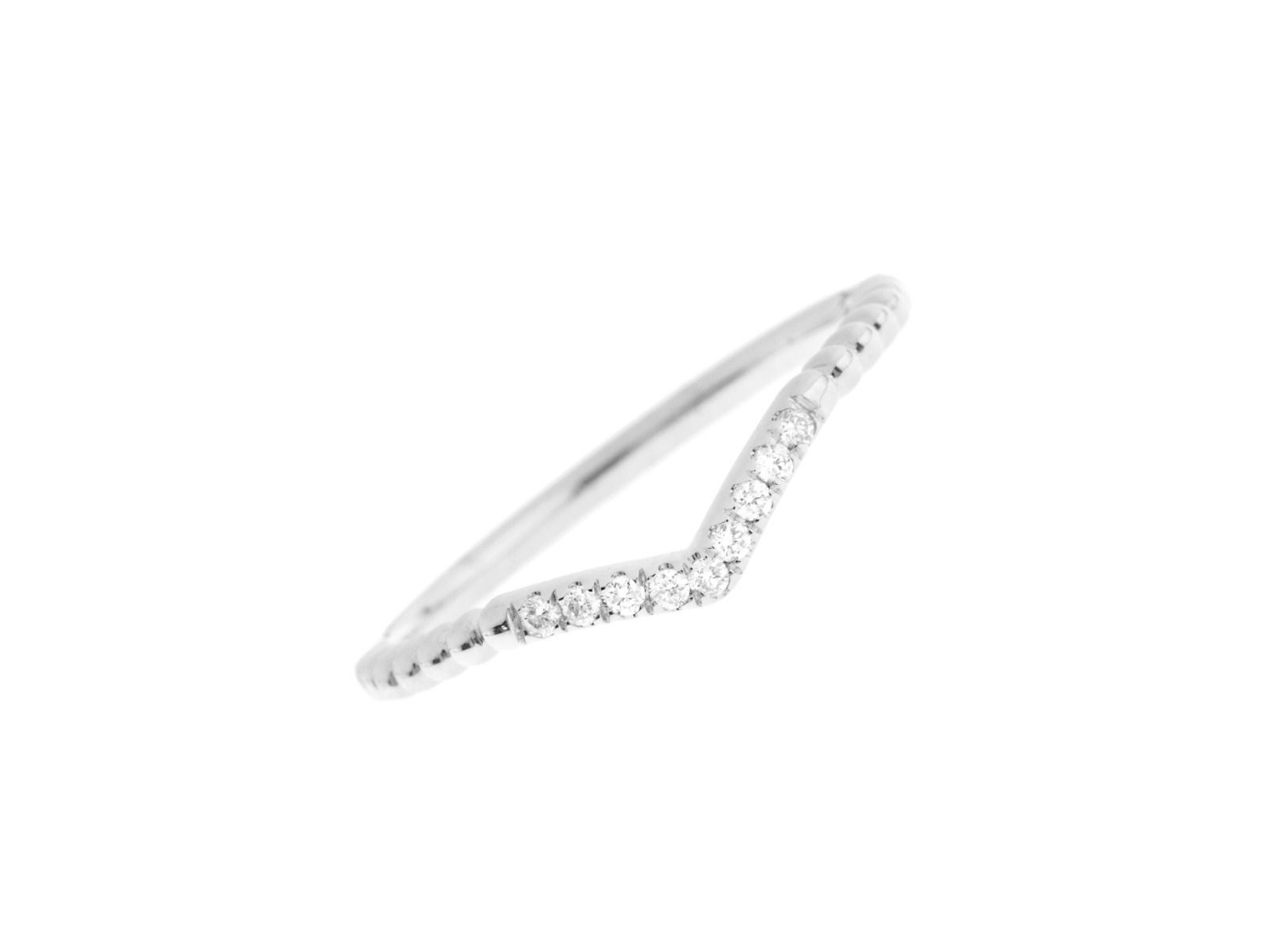 Palido Ring 14kt Weißgold 1,2g Diamanten 0,07ct