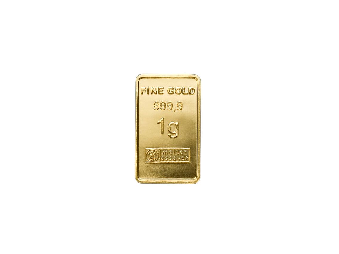 Goldbarren 999 Feingold 1g LBMA zertifiziert