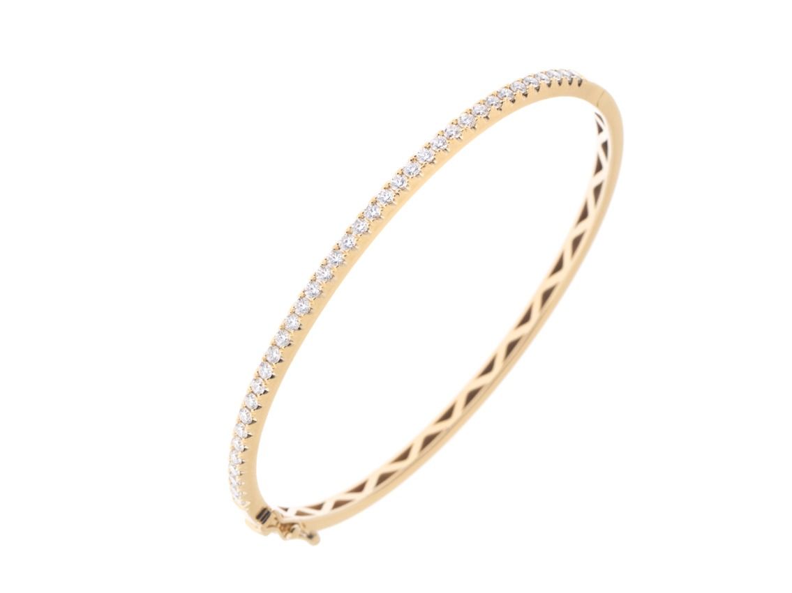Alberti Armreif 18kt Gelbgold 11,1g Diamanten 1,04ct 