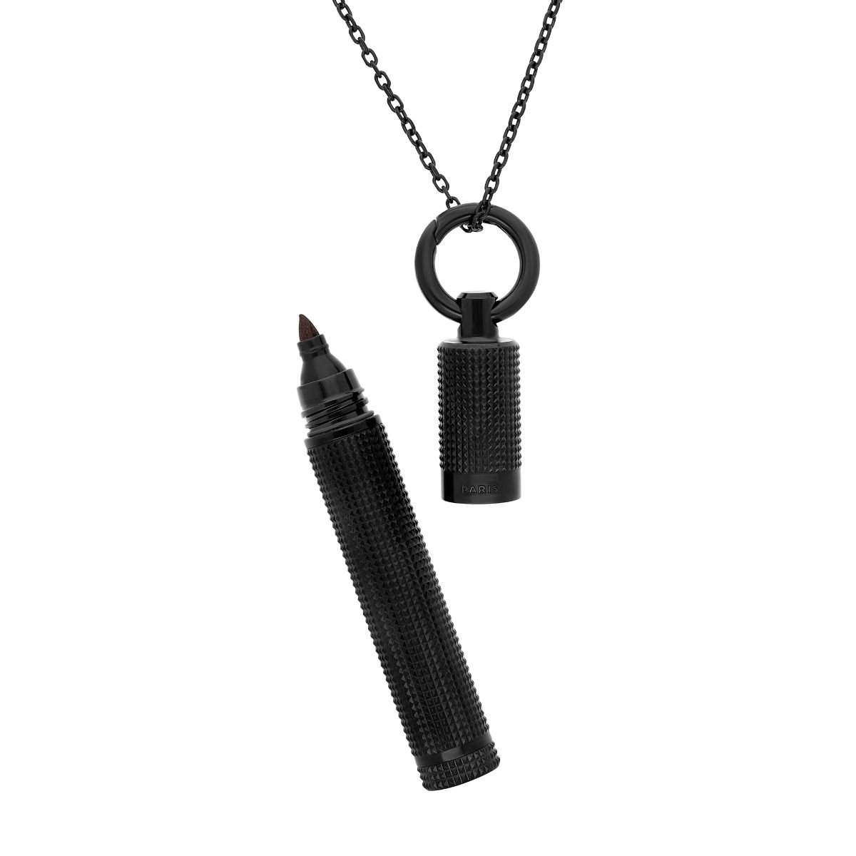 S.T. Dupont Marker Necklace Diamhead Black Ref.700004 Full Set