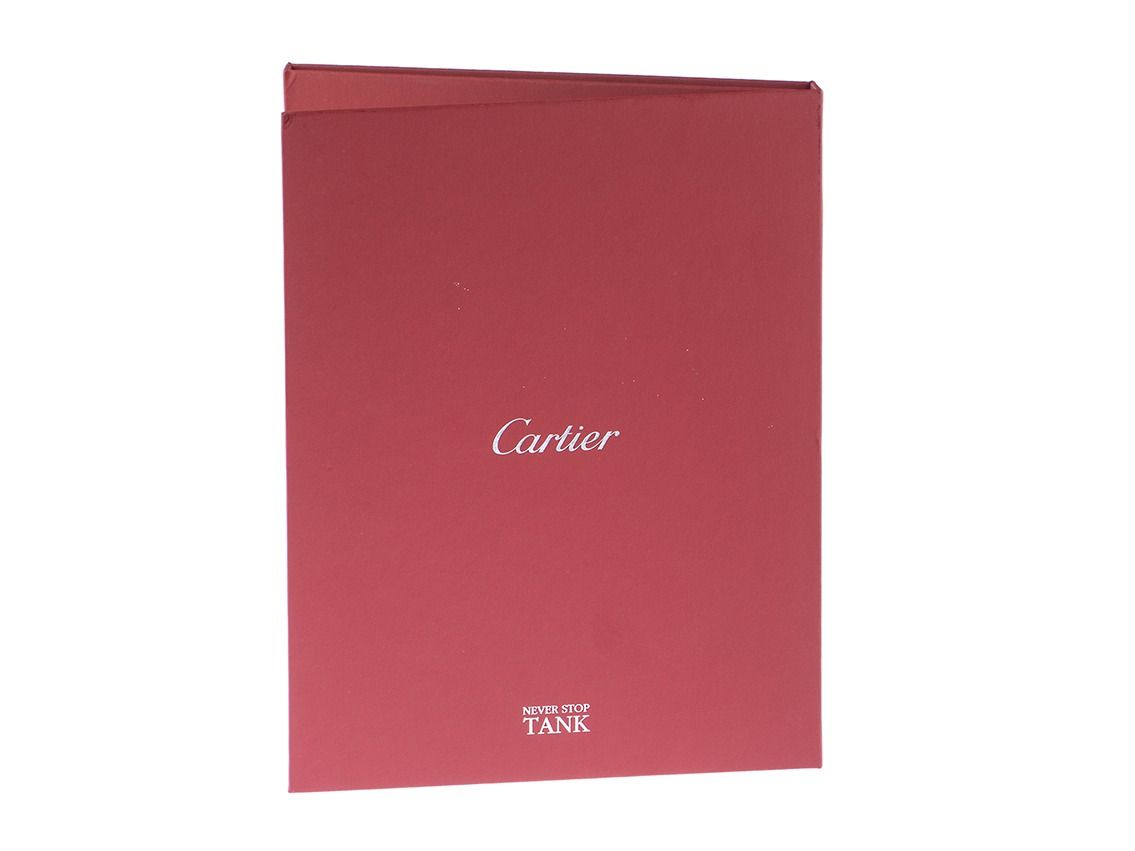 Cartier Never Stop Tank Collection 2012 Hardcover Katalog Portfolio