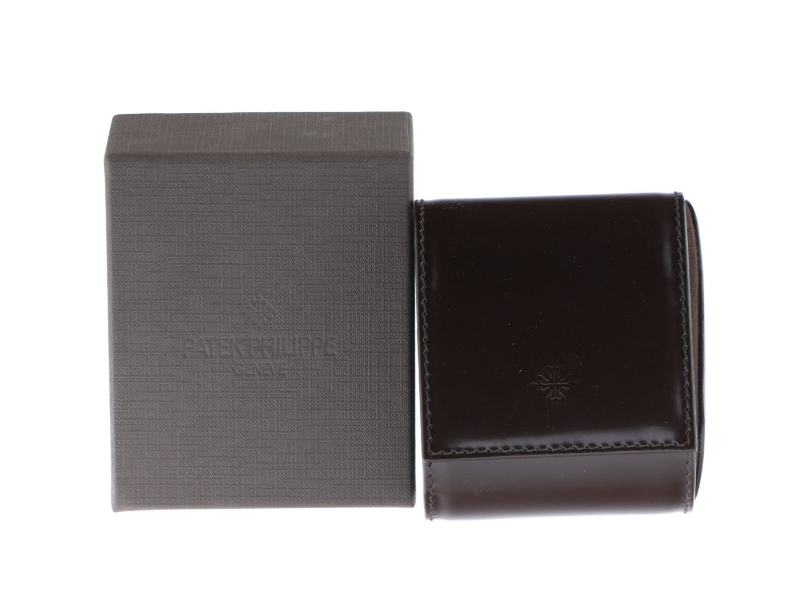 Patek Philippe Serviceetui Travel Case Leder Braun