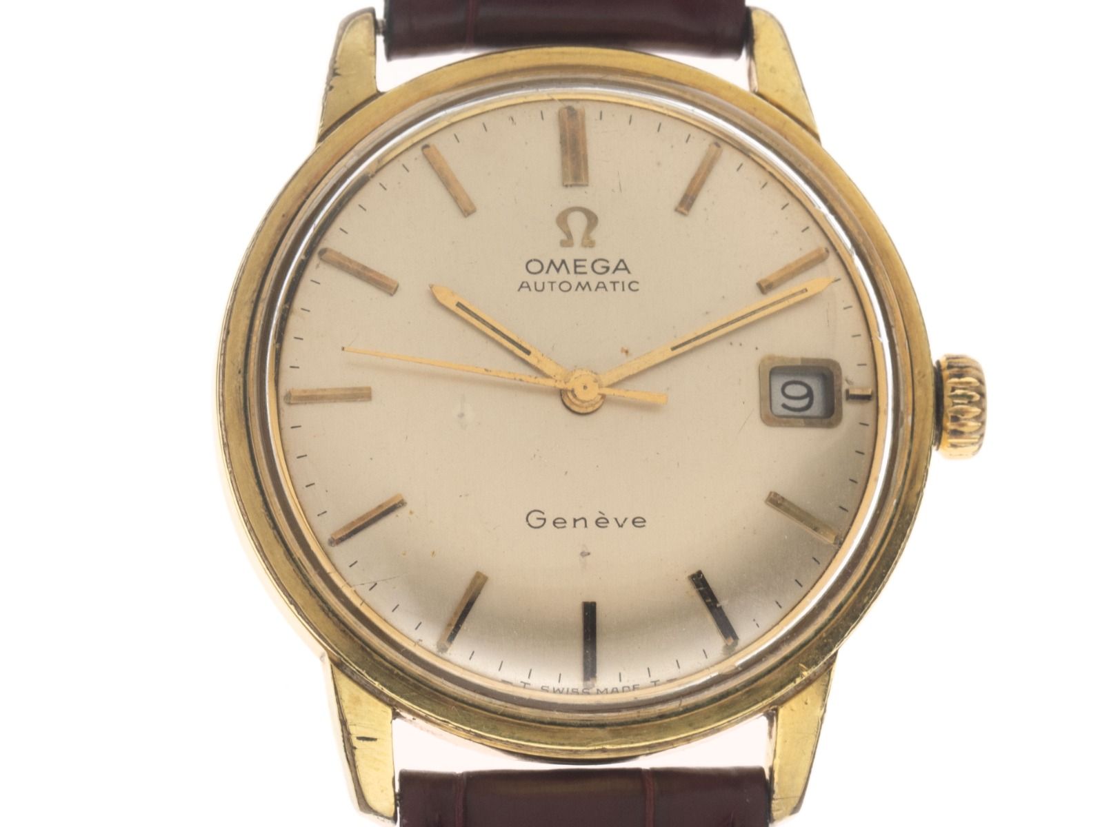 Omega Geneve Ref.166.002 Bj.1967 original Box original Vintage Unpoliert