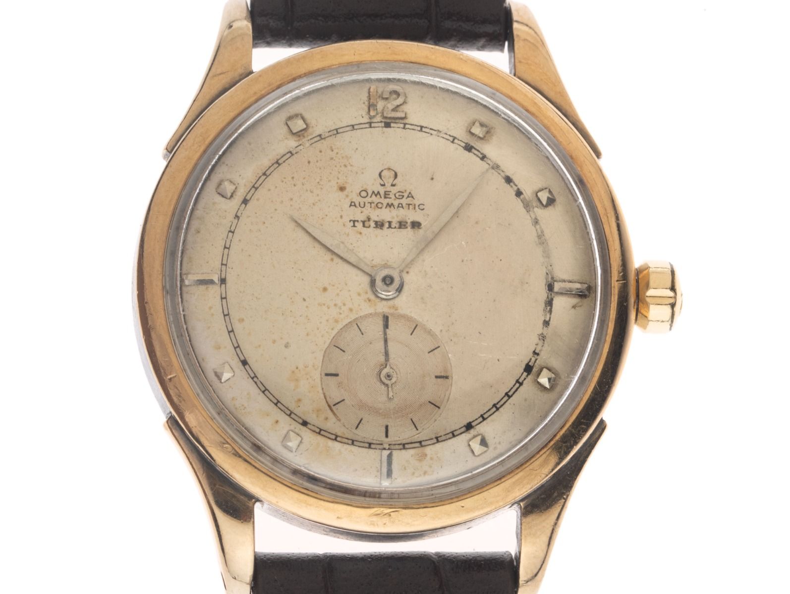 Omega Türler Vintage Ref.2583-4 Bj.1947 original Box Original Vintage Unpoliert