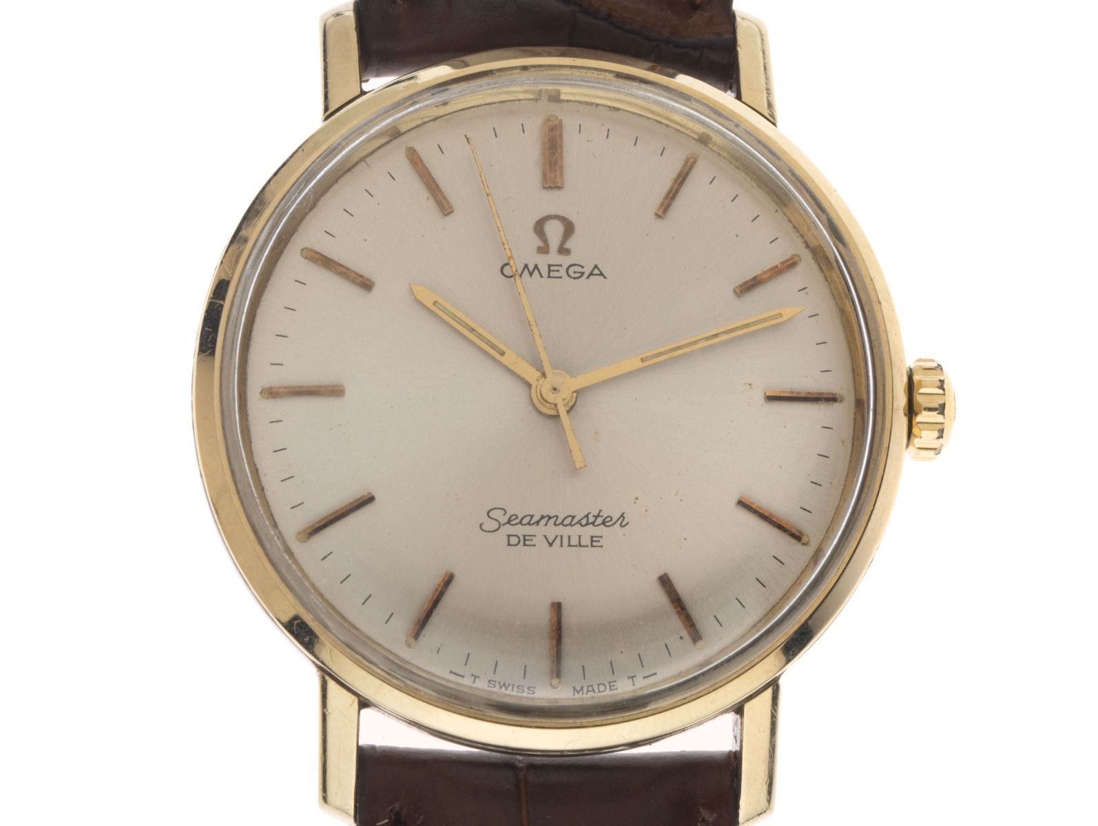 Omega DeVille Ref.135.020 1966 original Box Original Vintage Unpoliert