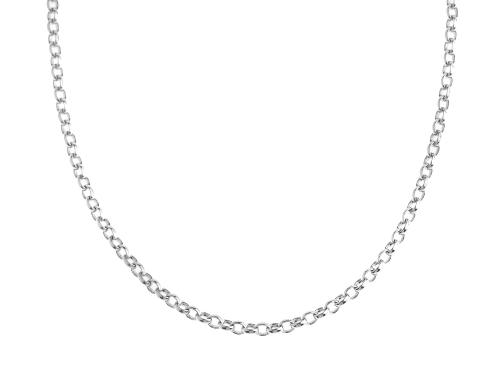 Tamara Comolli Halskette Belcher 18kt Weißgold 600mm 15,9g