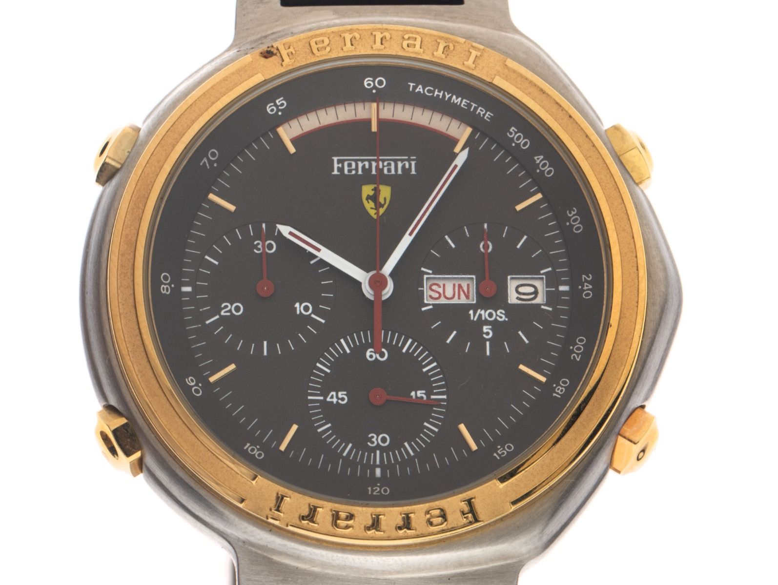Ferrari Formula Day-Date Chronograph Ref.2660 Bj.2000 Full Set Original Vintage Unpoliert