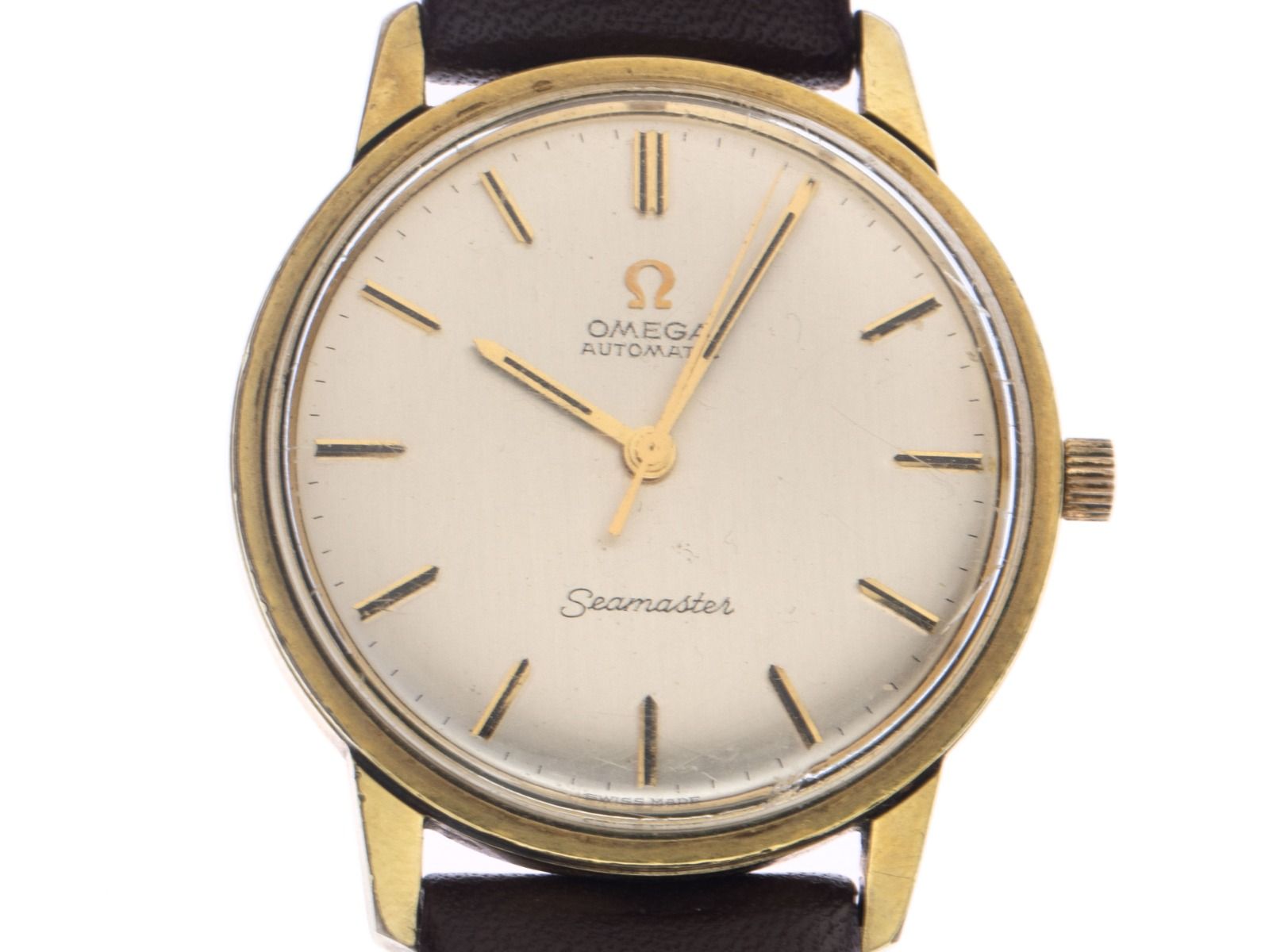 Omega Seamaster Automatic Ref.165.002 Bj.1966 original Box original Vintage Unpoliert