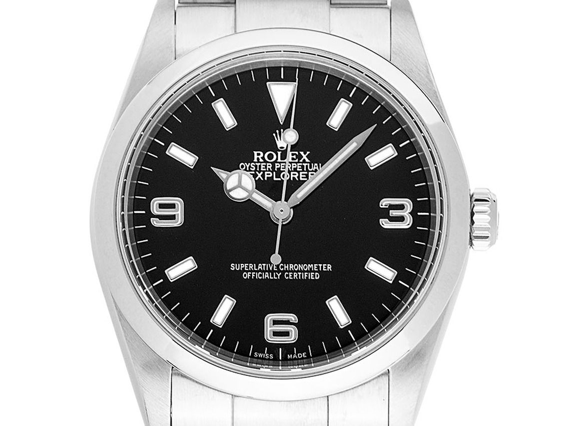 Rolex Explorer I Ref.114270 2005 Box&Beschreibung sehr gut Vintage