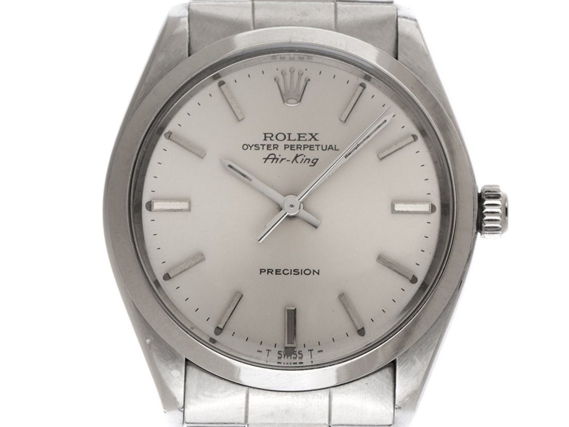 Rolex Oyster Perpetual Air King Ref.5500 Bj.1983 Box&Beschreibung Original Vintage Unpoliert
