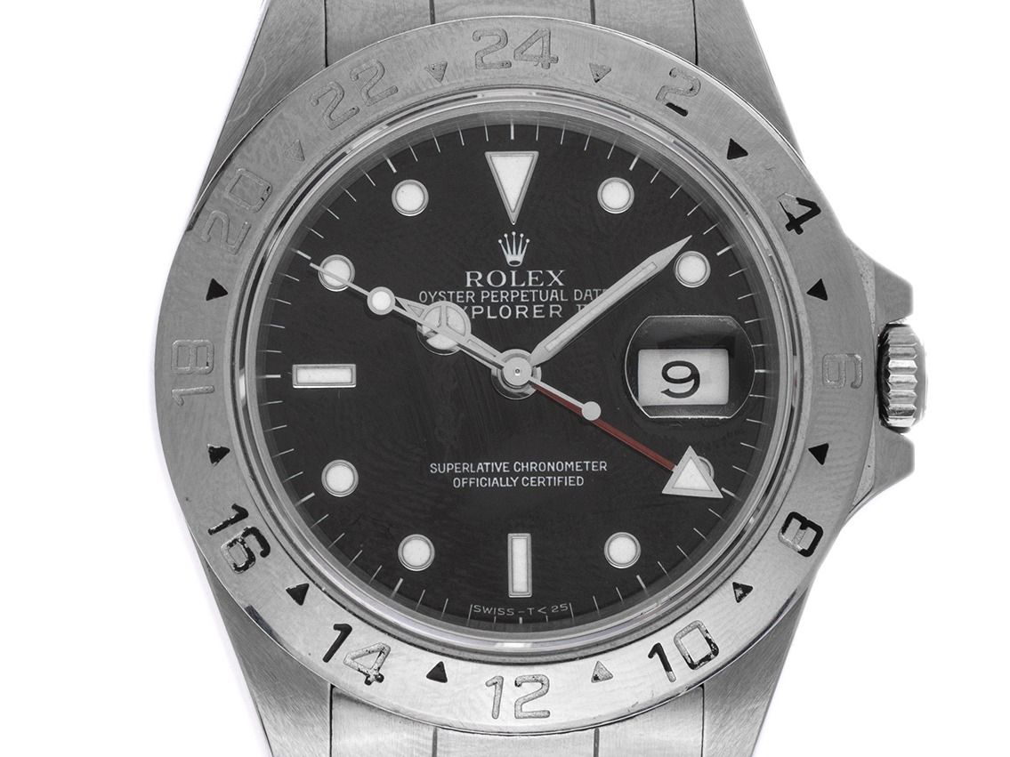 Rolex Explorer II Ref.16570 Bj.1990 Full Set Original Vintage Unpoliert