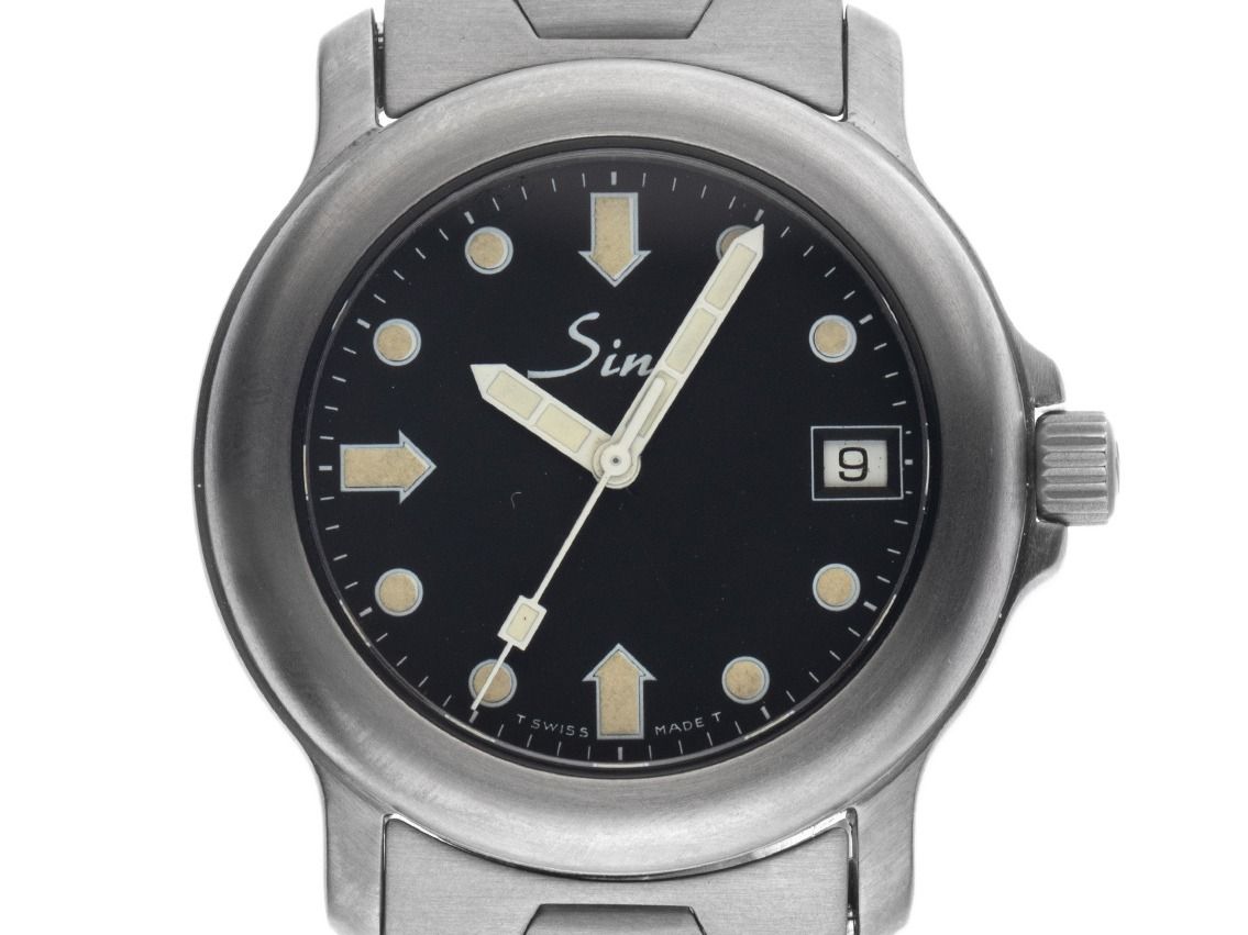 Sinn Modell 8826 Ti Ref.8826Ti Bj.1996 original Box original Vintage Unpoliert