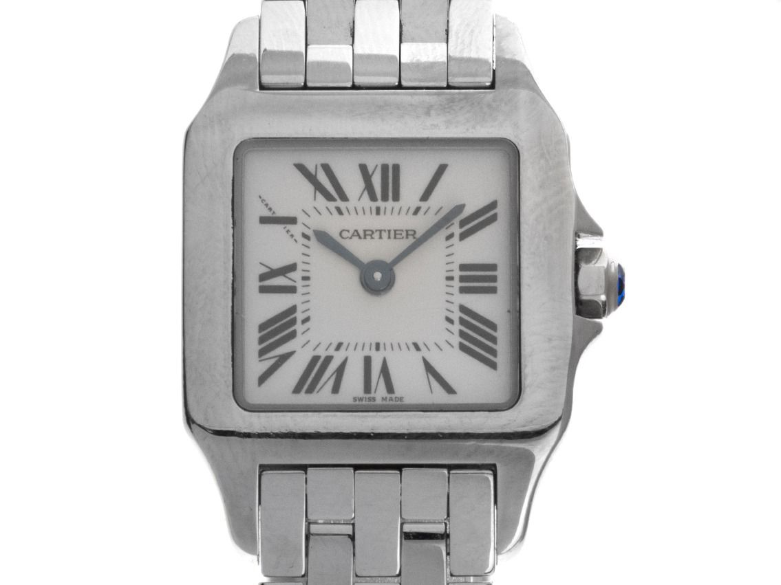 Cartier Santos Demoiselle Lady Ref.W25064Z5 Bj.2015 original Box Original Vintage Unpoliert