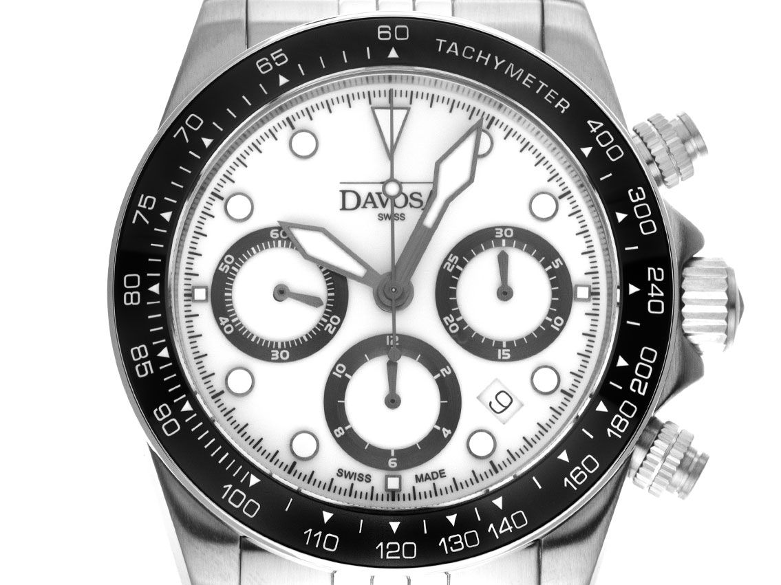 Davosa Ternos Professional Chronograph Ref.161.543.02 Full Set Neu