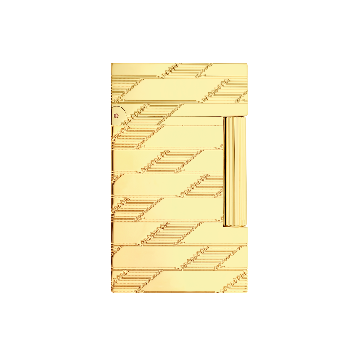 S.T. Dupont Feuerzeug Ligne 2 Monogram 1872 Gelbgold Neu