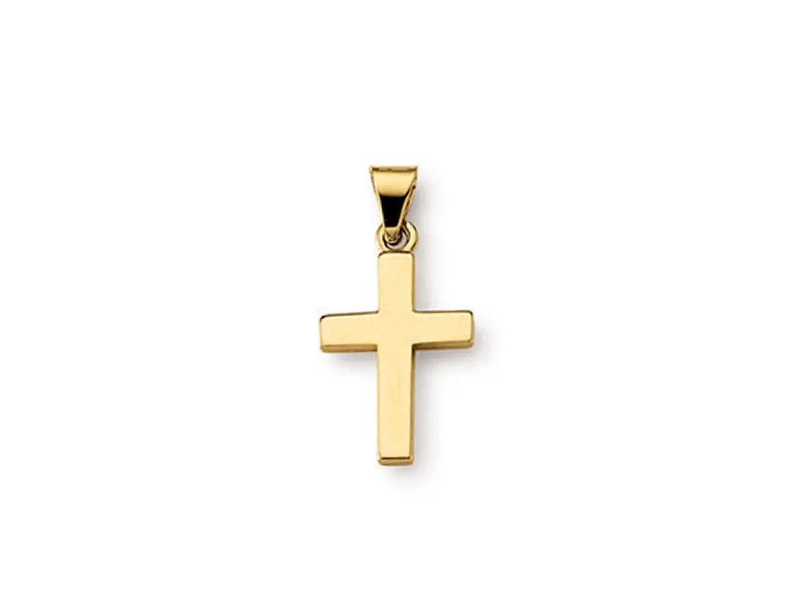 Palido Anhänger Kreuz 14kt Gelbgold 0,9g
