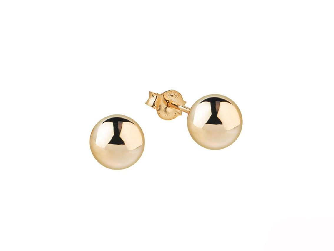 Palido Ohrstecker Kugel 14kt Gelbgold 0,4g 6,0mm