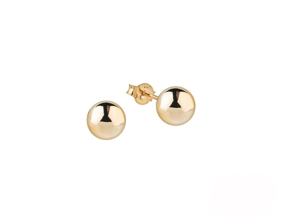 Palido Ohrschmuck Kugel 14kt Gelbgold 0,4g 5,0mm