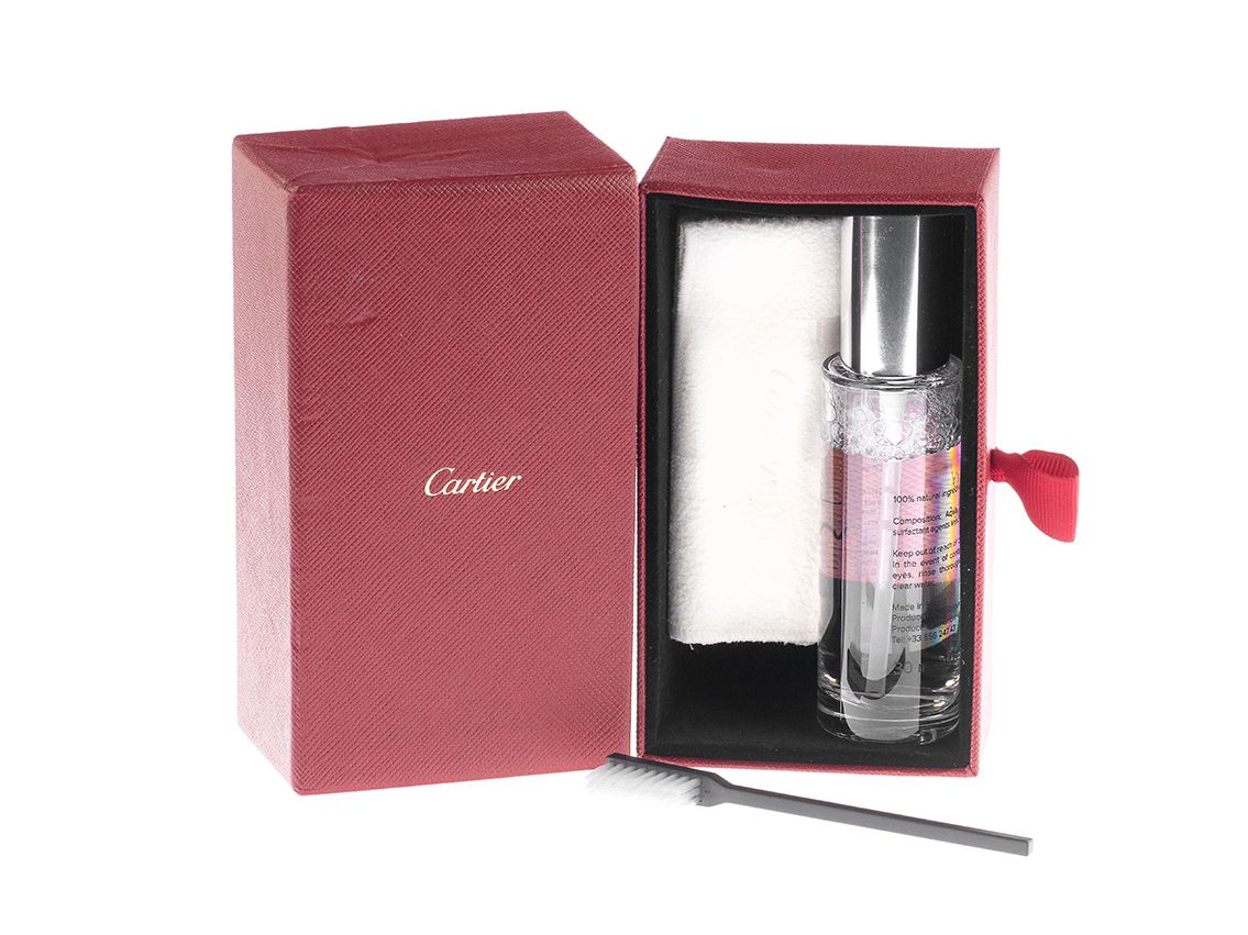 Cartier Zubehör Reinigungsset Reinigungsspray Mikrofasertuch Bürste