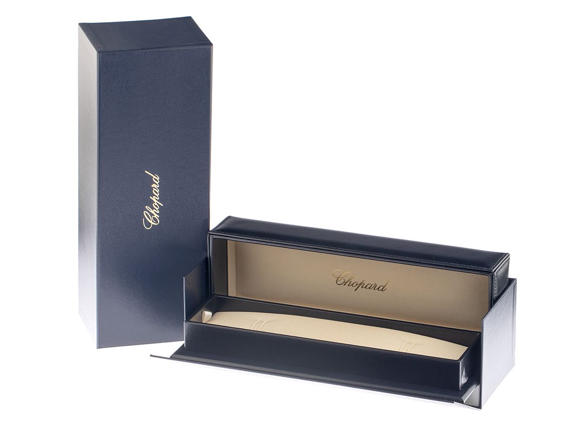 Chopard Uhren / Schmuck Box Leder Blau Neu