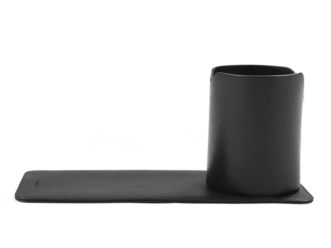 AnnLee Cupholder Handtasche Rindsleder Black