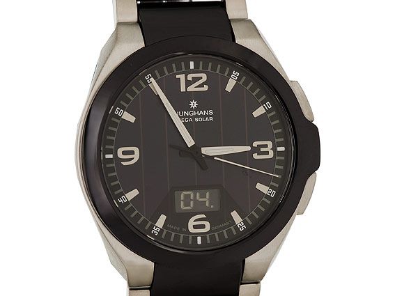 Junghans Spektrum Mega Solar Stahl/Keramik Quarz 43mm Ungetragen
