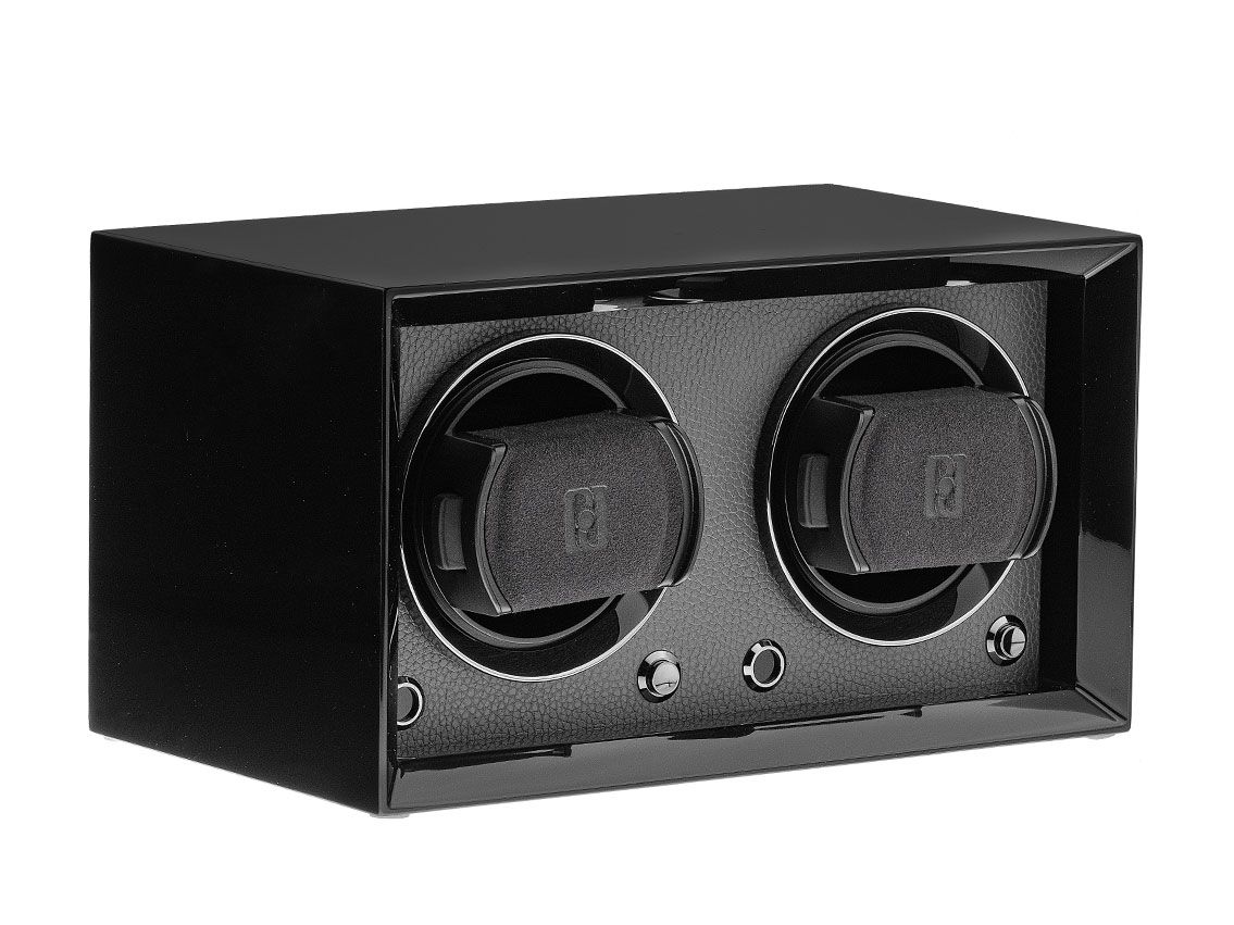 Paul Design Gentlemen 2 Schwarz Uhrenbeweger mit Netzteil Neu 