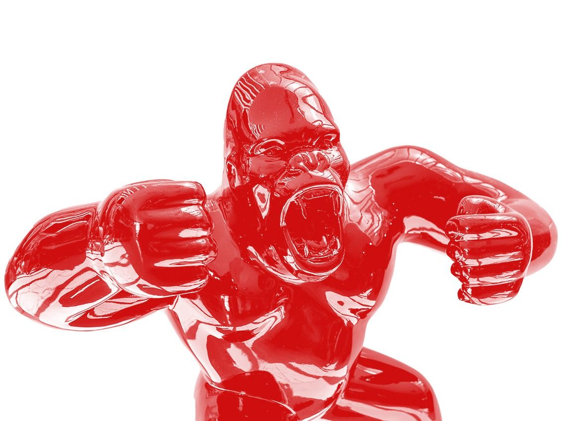 Pop Art Skulptur Gorilla 105 x 120cm