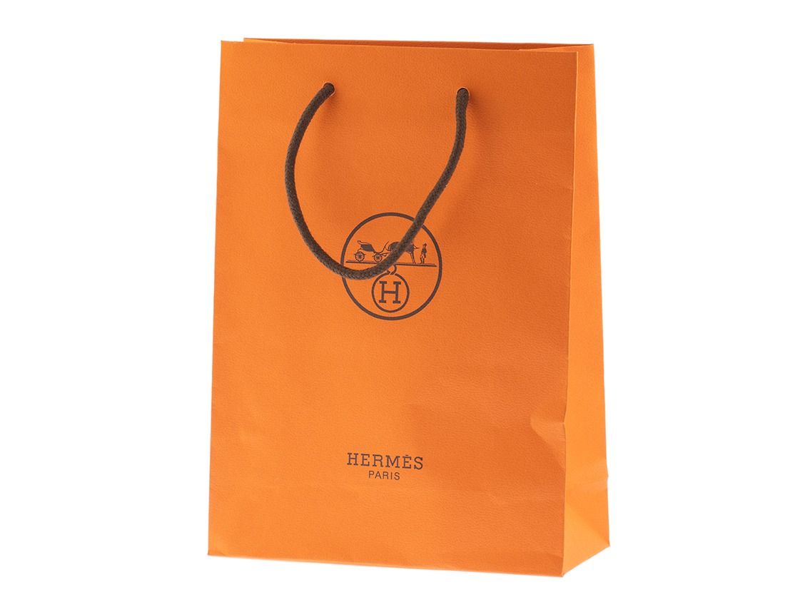 Hermes Papier Tüte Orange