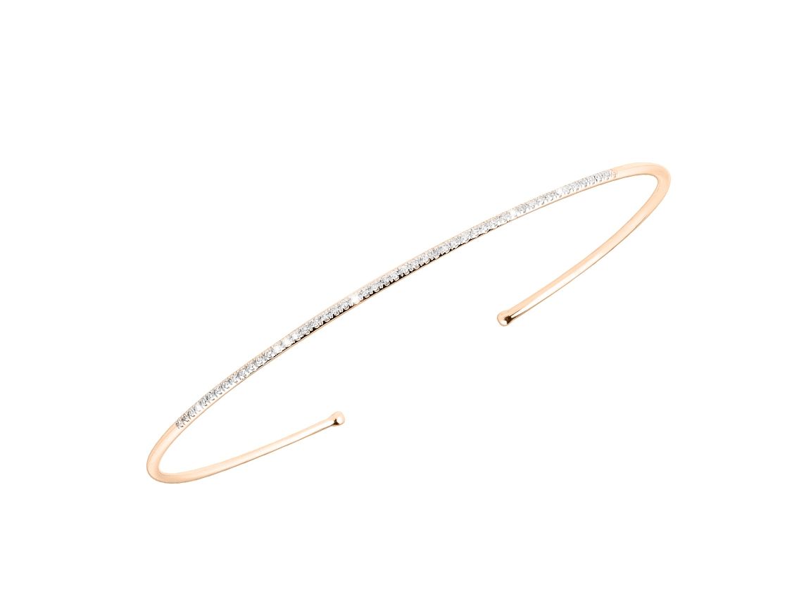 Palido Armreif 14kt Rotgold Diamond Neu