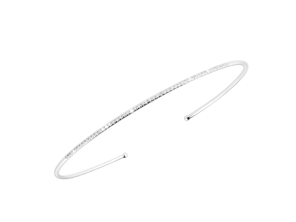 Palido Armreif 14kt Weißgold Diamond Neu