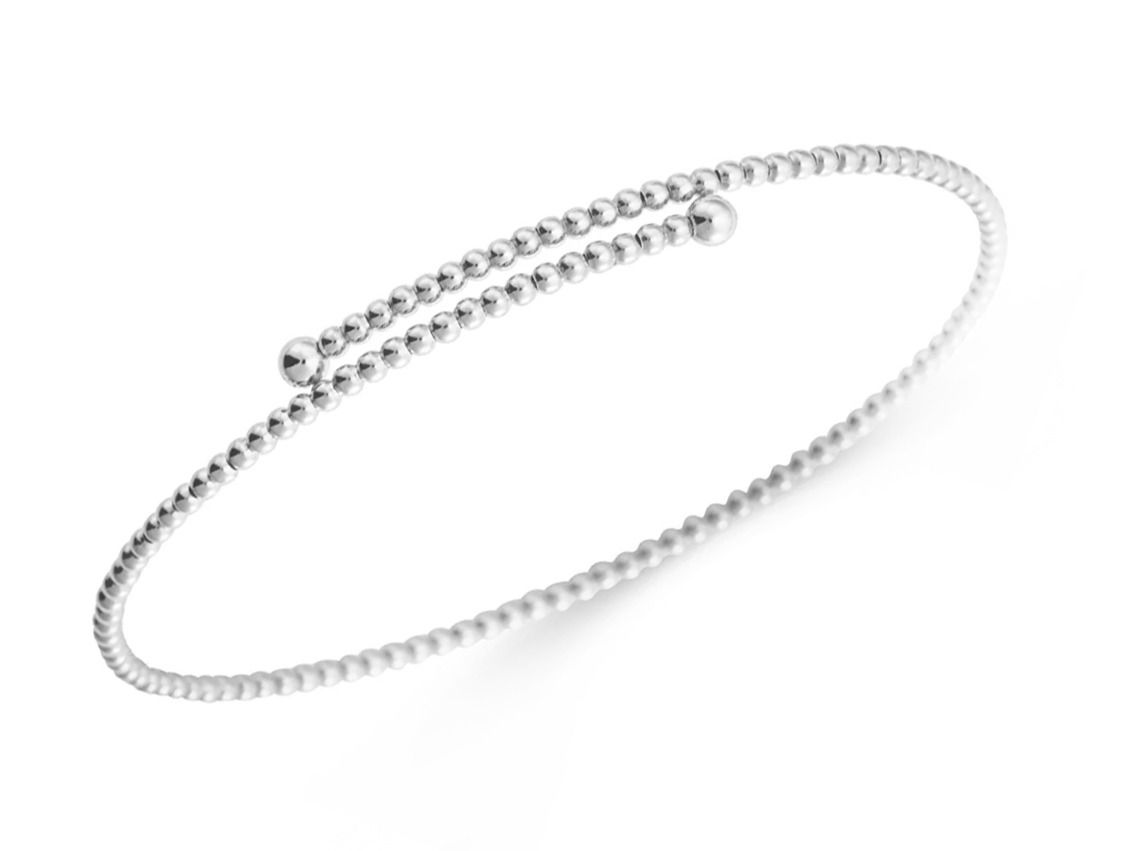 Palido Armreif 14kt Weißgold 1,4g 