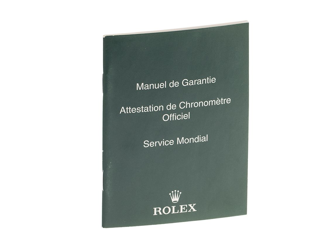 Rolex Garantie Booklet Vintage 2003 - 2014